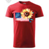 T-Shirt or Hoodie "Sunflower & Flag" – A Tribute to Freedom and Nature - obrazek 5