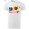 T-Shirt or Hoodie "Sunflower & Flag" – A Tribute to Freedom and Nature - obrazek 4